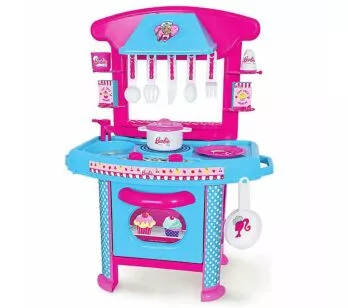 Cozinha Infantil Completa com Acessórios - Barbie Chef - Cotiplás