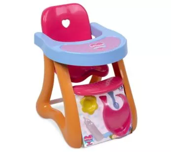 Cadeirão de Papinha para Boneca com Acessórios - Baby Ninos - Cotiplás