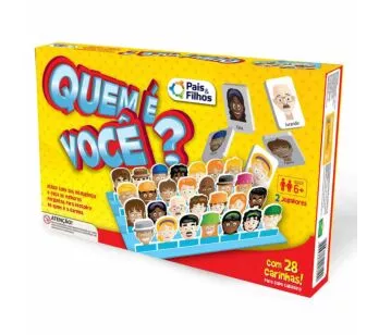 Jogo Quem é Você? - 56 Carinhas - Pais e Filhos