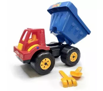 Caminhão Roda Livre - Tandy - Caçamba com Pá e Rastelo - Cardoso Toys