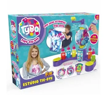 Conjunto de Atividades Infantil - TYBO Tidy Tie-Dye - Estúdio Tie-Dye - Mattel
