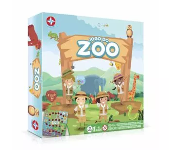 Jogo de Tabuleiro Educativo - Jogo do Zoo - Estrela