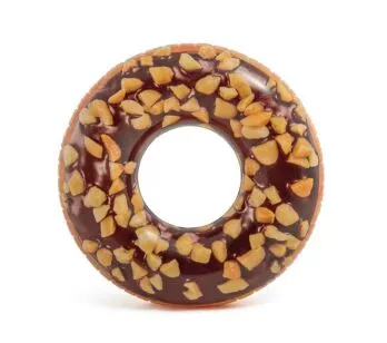 Boia Infantil Inflável Redonda - Rosquinha Donut - Chocolate - INTEX