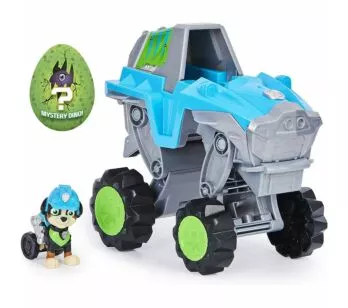Veículo de Fricção e Figura - Dino Rescue - Deluxe - Patrulha Canina - Rex - Sunny
