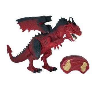 Figura Eletrônica - Dragão de Fogo de Controle Remoto - Lendários - Vermelho - Candide