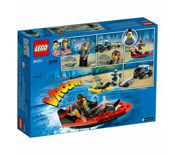 LEGO City - Transporte de Barco da Polícia de Elite - 166 Peças - Lego
