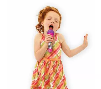 Microfone Rockstar Infantil com Som e Luzes - Barbie - Fun Divirta-se