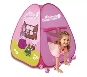 Barraca Infantil com 100 Bolinhas - Princesa Encantada - Pica-Pau