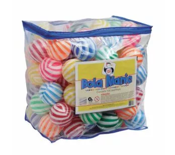 Kit 100 Bolinhas Bicoloridas - Bola Mania - Pica-Pau