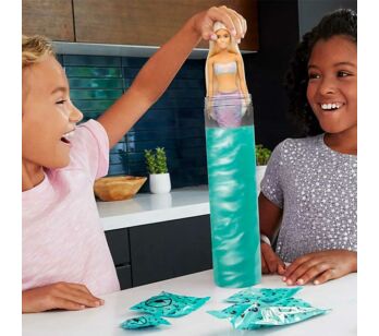 Boneca Barbie Estilo Surpresa - Color Reveal - Sereia - 7 Surpresas - Mattel