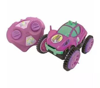 Carrinho de Controle Remoto - Barbie - Glamour Flip - Candide Brinquedos