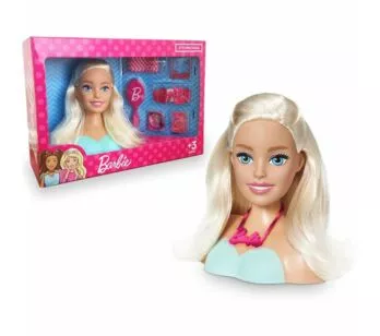 Barbie de Pentear - Busto Barbie - Styling Head Core - Pupee
