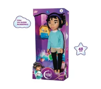Boneca com Acessório - Fei Fei - A Caminho da Lua - 48 cm - BabyBrink