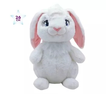 Pelúcia Coelhinha Pulinho - A Caminho da Lua - 26 cm - BabyBrink