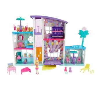 Boneca e Cenário - Polly Pocket - Mega Casa de Surpresas - Mattel