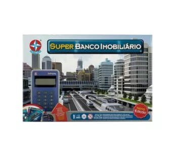 Jogo de Tabuleiro - Super Banco Imobiliário - Nova Edição - Estrela
