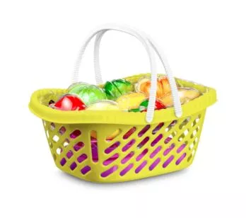 Kit Comidinha Infantil - Creative Fun - Cestinha de Legumes - Multikids