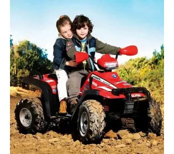 Quadriciclo Elétrico - Polaris Sportsman 700 Twin - 12V - Vermelho - Peg-Pérego 