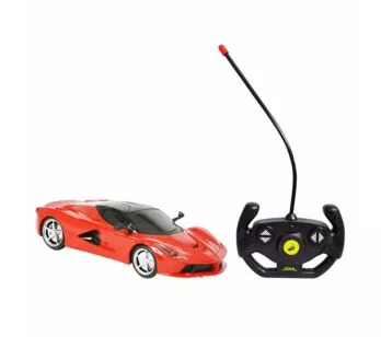 Carrinho de Controle Remoto - Sport Champion - 1:20 - Vermelho - DM Toys