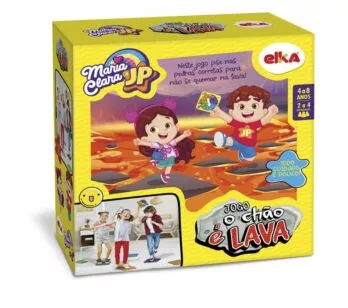 Jogo Infantil - O Chão é Lava - Maria Clara e JP - Elka