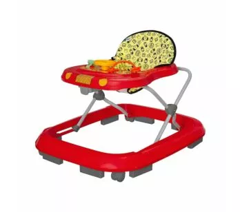 Andador Infantil Bebê - Safari - Vermelho - Tutti Baby