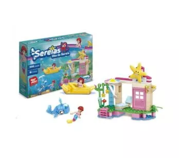 Blocos de Montar - Sereias - Ilha da Sereia - 220 pcs - Xalingo