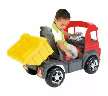 Mini Veículo a Pedal - Caminhão Truck - Vermelho - Magic Toys