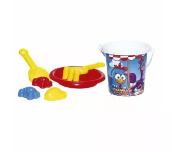 Balde de Praia Infantil - Galinha Pintadinha - 7 Peças - Rosita