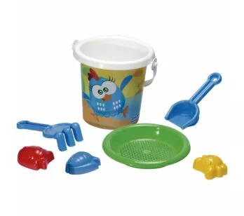 Balde de Praia Infantil - Galinha Pintadinha Mini - 7 Peças - Rosita