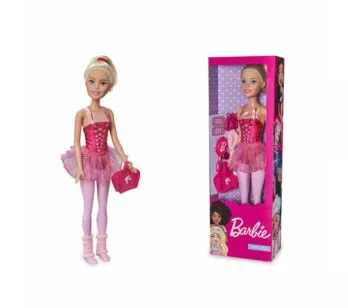 Boneca Barbie - 70 cm - Barbie Profissões - Bailarina - Pupee