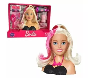 Barbie de Pentear - Busto Barbie - Styling Head Hair - Pupee