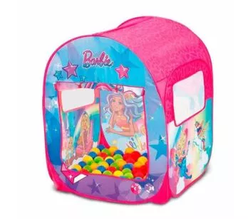 Barraca Infantil com Bolinhas - Barbie - Mundo dos Sonhos - Fun Divirta-se