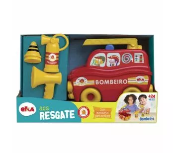 Veículo com Acessórios - S.O.S Resgate - Bombeiro - Elka