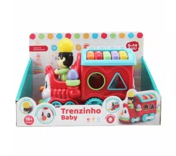 Trenzinho Baby - Bate e Volta - Luz e Som - Guta Guti - DM Toys