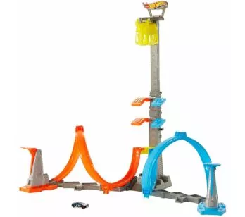 Lançador e Pista de Percurso - Hot Wheels - Action - Loop - Desafio da Altura - Mattel