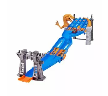 Conjunto Pista e Veículo - Metal Machines - 4 Lane Raptor Attack - Candide
