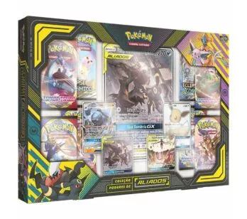 Box de Cartas - Pokémon - Coleção Poderes de Aliados - Umbreon e Darkrai-GX - Copag
