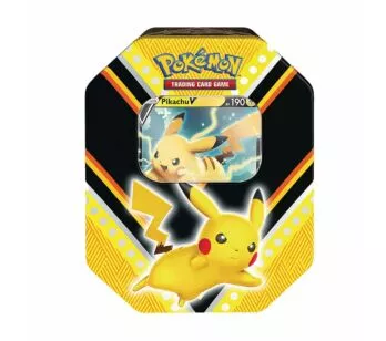 Jogo de Cartas Pokémon - Lata - Poderes V - Pikachu V - Copag