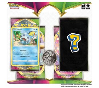Jogo de Cartas Pokémon - Blister Quádruplo - Espada e Escudo 4 - Voltagem Vívida - Sobble - Copag