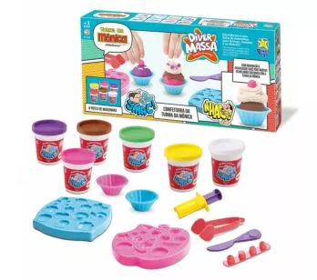 Massinha de Modelar - Diver Massa - Turma da Mônica - Confeitaria - Divertoys