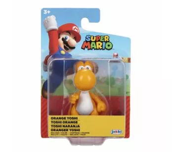 Mini Figura - Nintendo - Super Mario - Yoshi Laranja - Candide