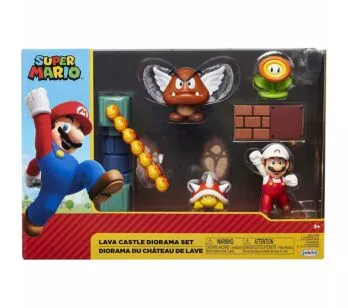 Conjunto e Mini Figuras - Super Mario - Lava do Castelo - Candide