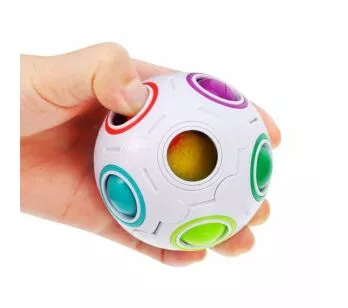 Cubo Mágico Interativo - Rainbow Ball - Mamãe Chang