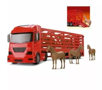 Caminhão de Transporte - Pollux - 30-360 Haras com 4 Cavalos - Silmar 