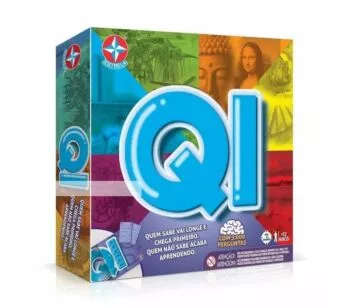 Jogo de Tabuleiro - Didático - QI - 3000 Perguntas - Estrela