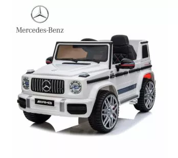 Mini Carro Elétrico Infantil - Mercedes AMG G63 - 12V - Branco - ImportWay
