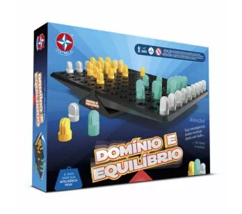 Jogo de Tabuleiro - Domínio e Equilíbrio - Estrela