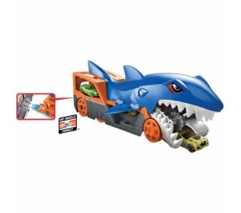 Caminhão de Transporte - Hot Wheels City - Guincho Tubarão Mastigador - Mattel
