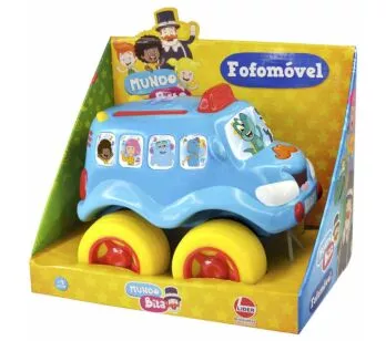 Carrinho em Vinil - Fofomóvel - Mundo Bita - Azul - Líder Brinquedos
