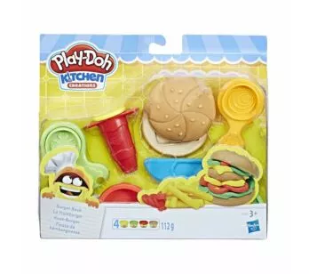 Conjunto Massa de Modelar - Play-Doh Kitchen - Hambúrgueres Divertidos - Hasbro